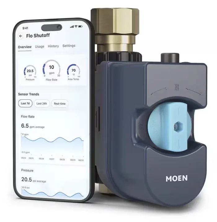 moen smart valve installation and app